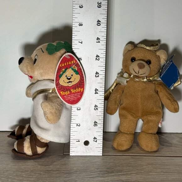 VTG Lot of 2 Monte Carlo Angel Teddy & Caesars Toga Teddy NWT - Picture 10 of 10